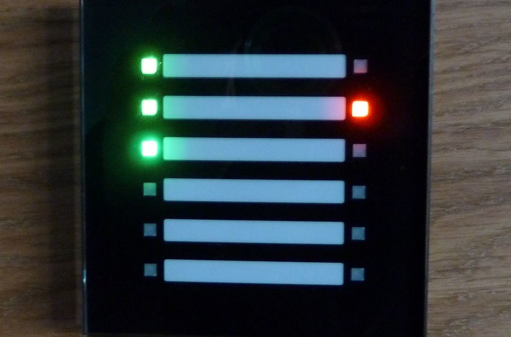 KNX Statusanzeige mit 12 LEDs